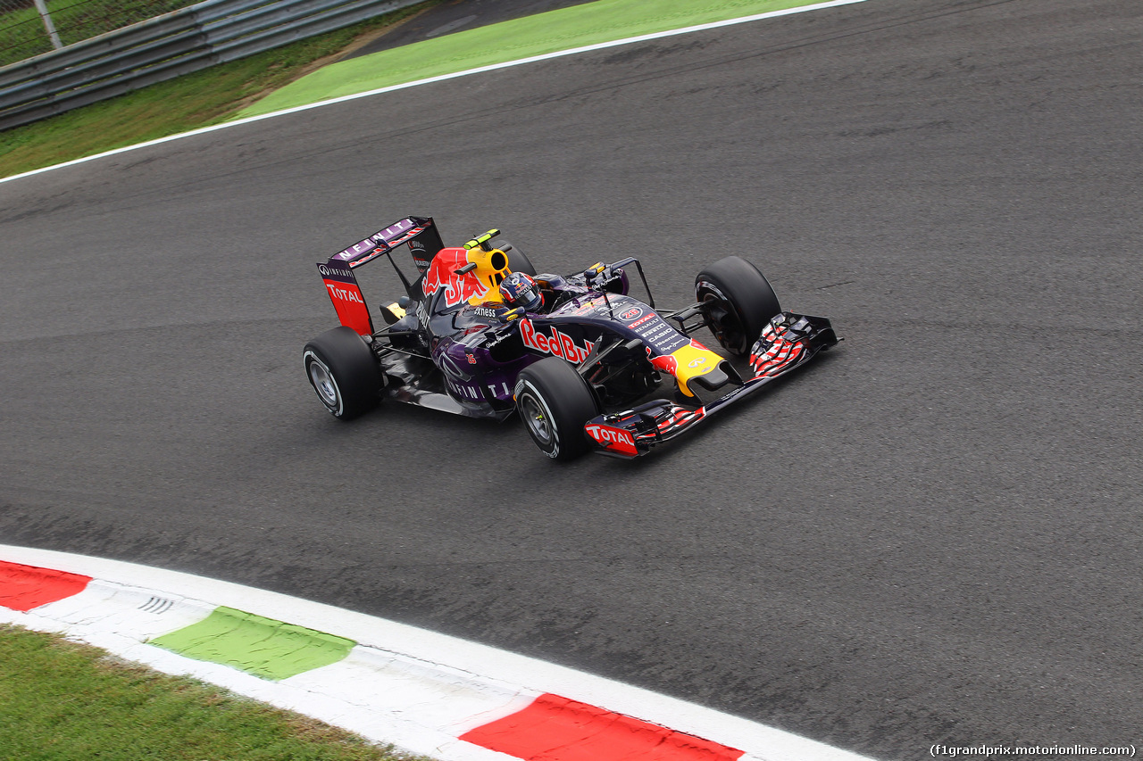 GP ITALIA, 04.09.2015 - Prove Libere 1, Daniel Ricciardo (AUS) Red Bull Racing RB11