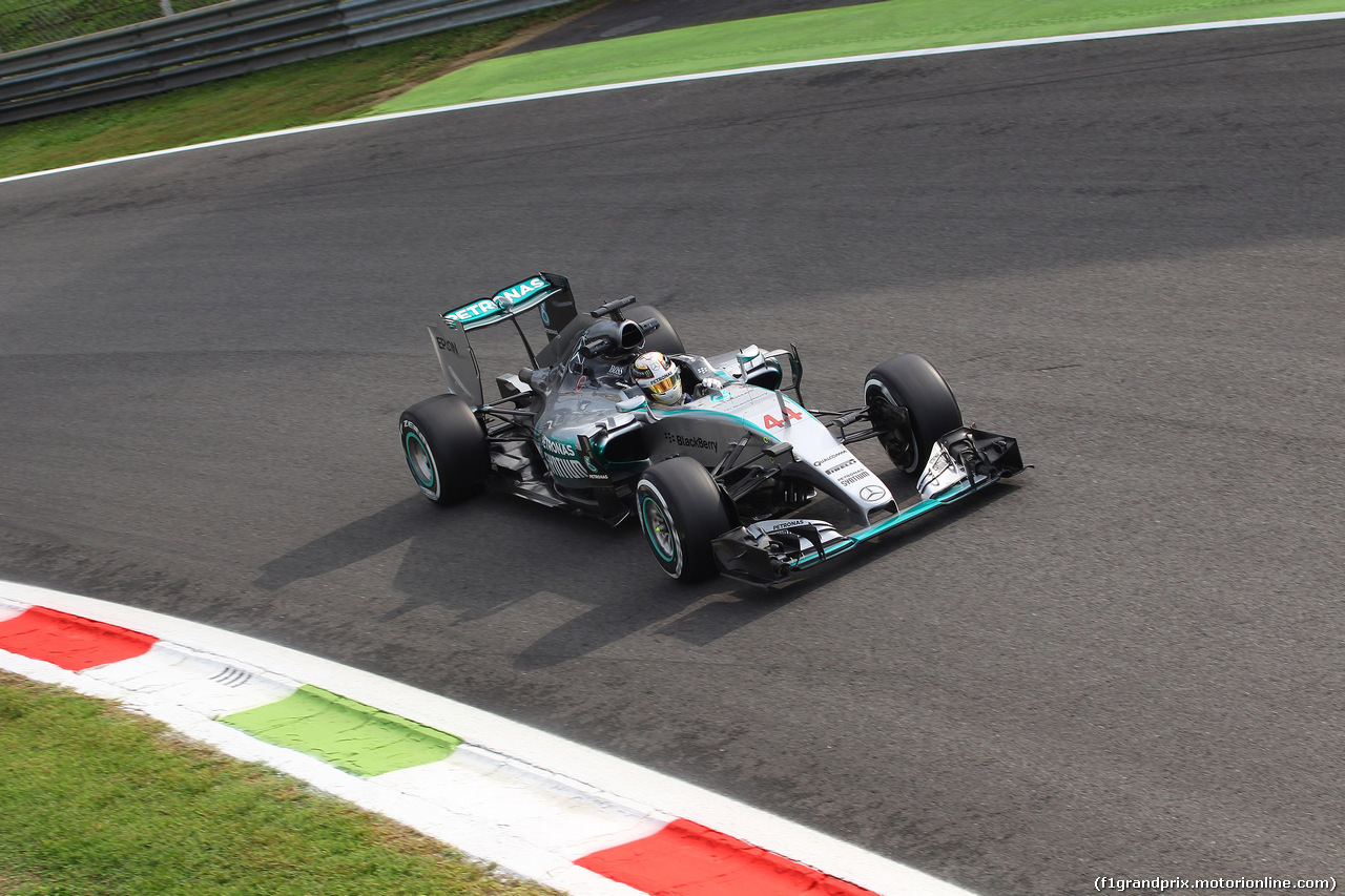 GP ITALIA, 04.09.2015 - Prove Libere 1, Lewis Hamilton (GBR) Mercedes AMG F1 W06