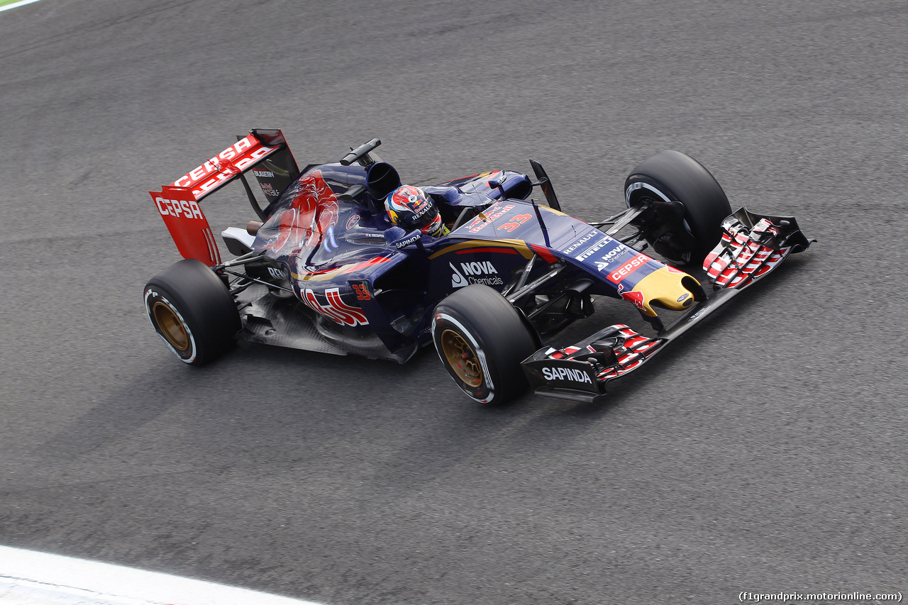 GP ITALIA, 04.09.2015 - Prove Libere 1, Max Verstappen (NED) Scuderia Toro Rosso STR10