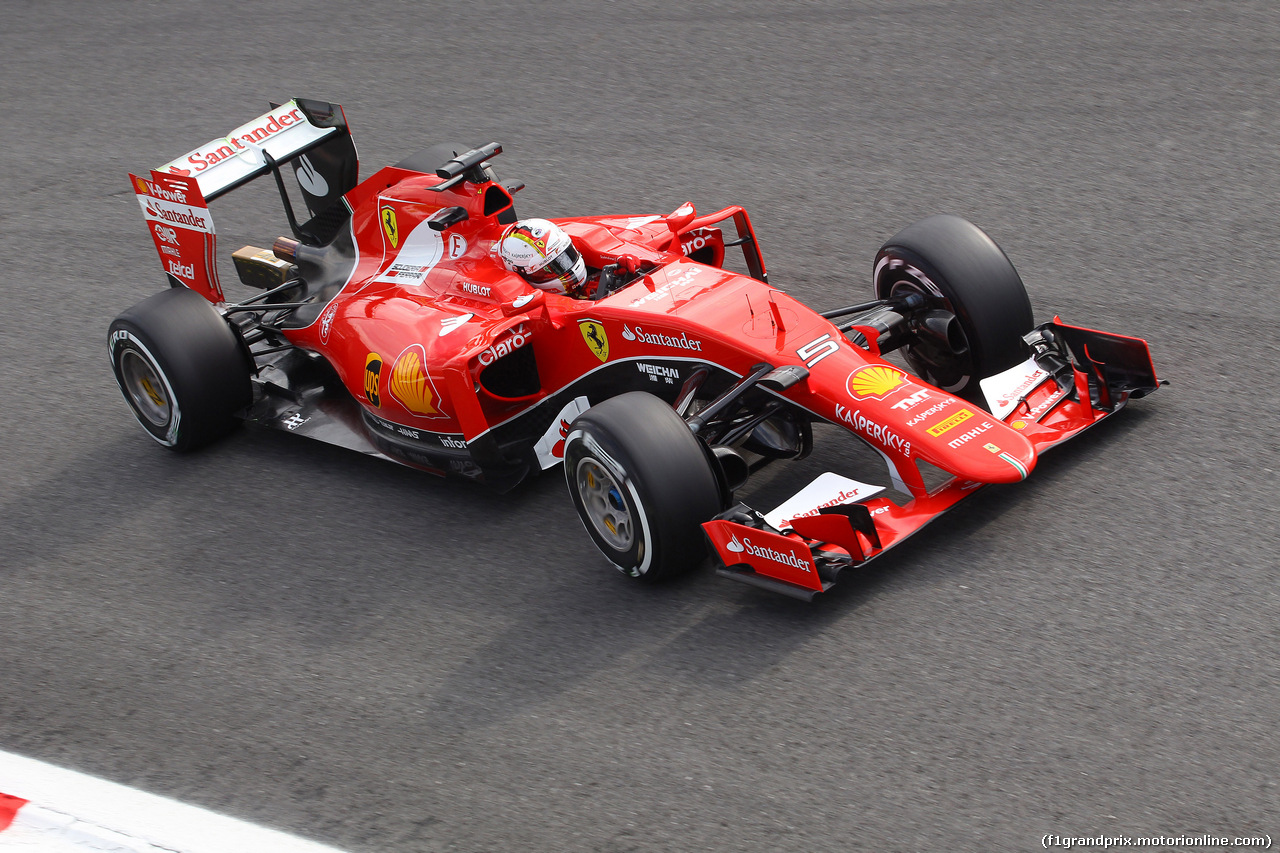 GP ITALIA, 04.09.2015 - Prove Libere 1, Sebastian Vettel (GER) Ferrari SF15-T