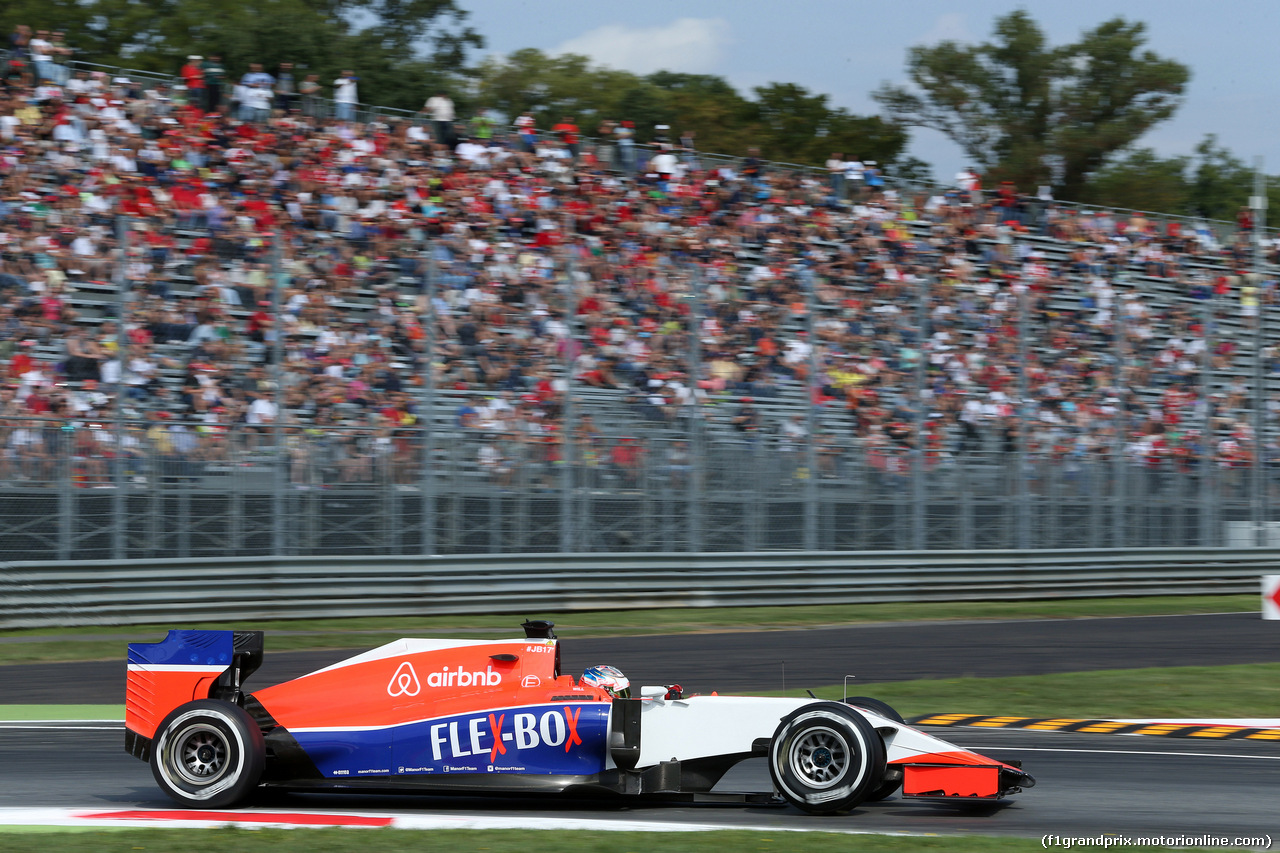 GP ITALIA, 04.09.2015 - Prove Libere 1, William Stevens (GBR) Manor Marussia F1 Team