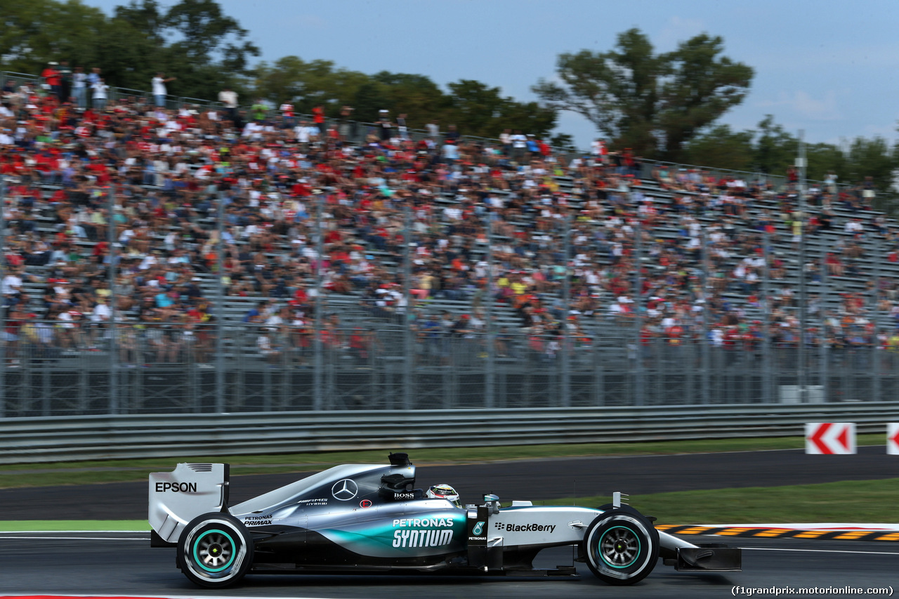 GP ITALIA, 04.09.2015 - Prove Libere 1, Lewis Hamilton (GBR) Mercedes AMG F1 W06