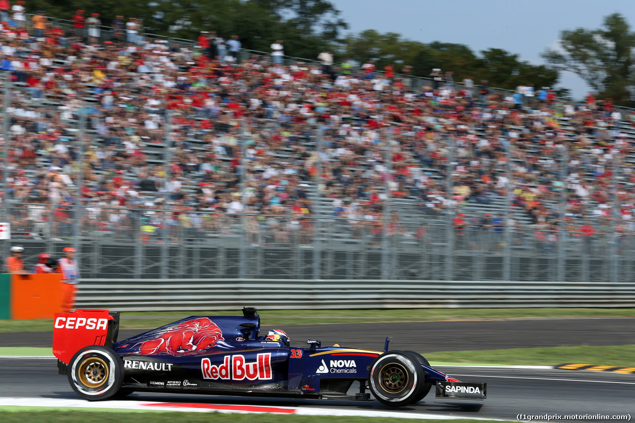 GP ITALIA, 04.09.2015 - Prove Libere 1, Max Verstappen (NED) Scuderia Toro Rosso STR10