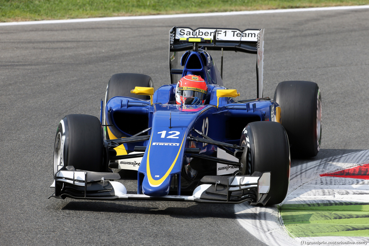 GP ITALIA, 04.09.2015 - Prove Libere 1, Felipe Nasr (BRA) Sauber C34