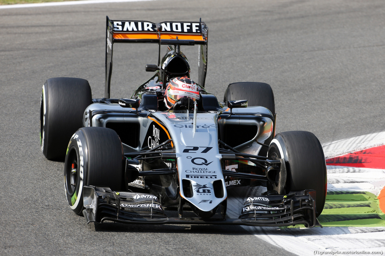 GP ITALIA, 04.09.2015 - Prove Libere 1, Nico Hulkenberg (GER) Sahara Force India F1 VJM08