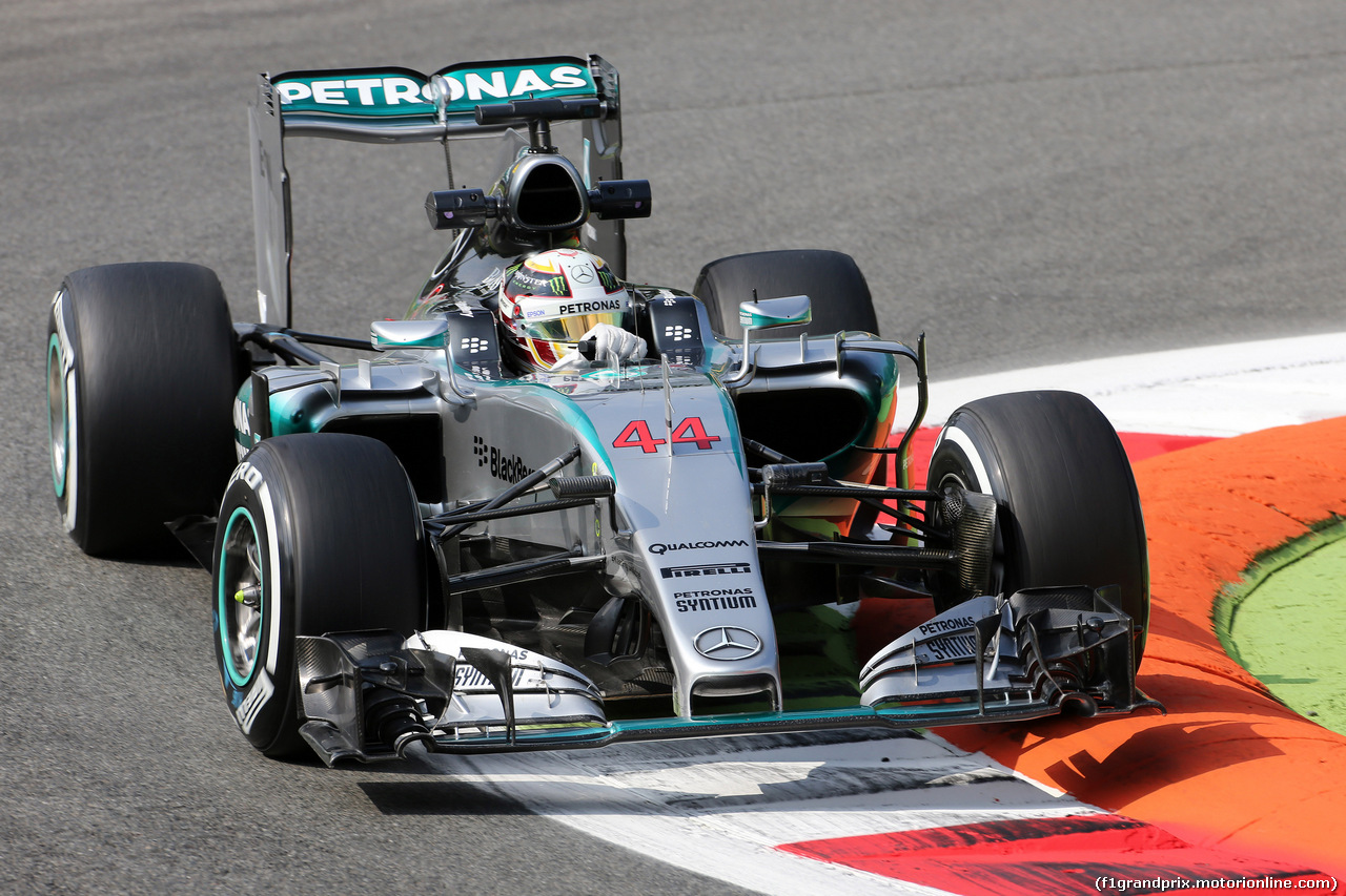 GP ITALIA, 04.09.2015 - Prove Libere 1, Lewis Hamilton (GBR) Mercedes AMG F1 W06
