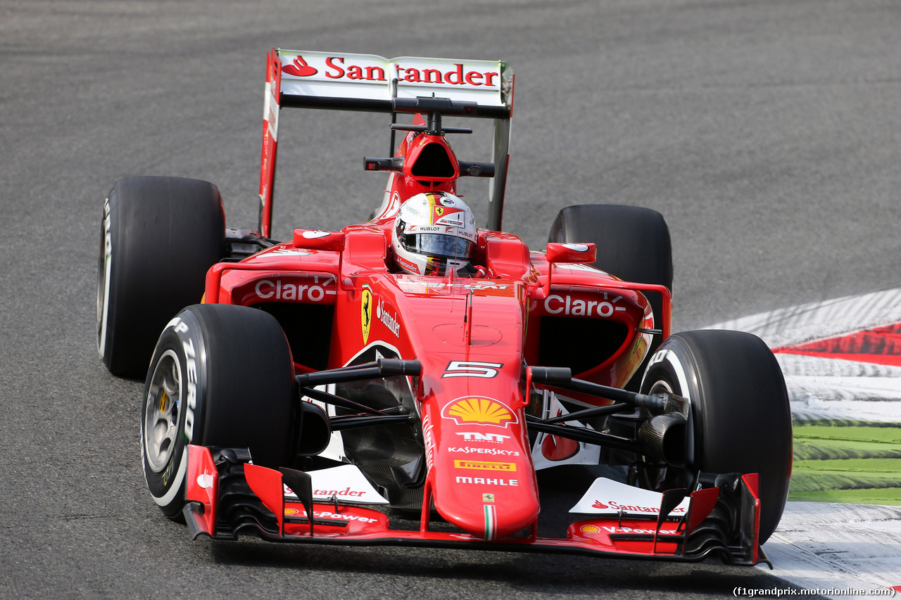 GP ITALIA, 04.09.2015 - Prove Libere 1, Sebastian Vettel (GER) Ferrari SF15-T