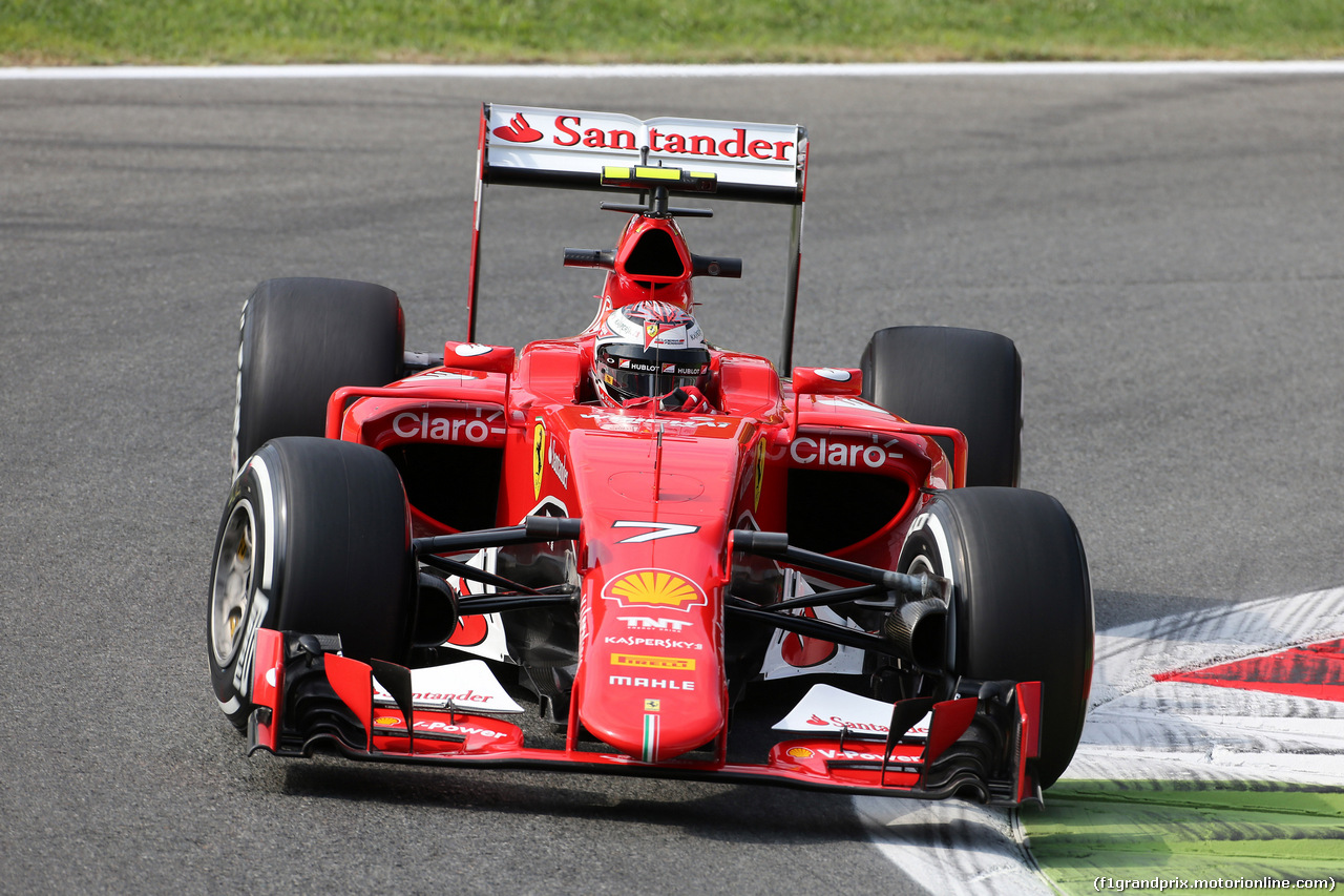 GP ITALIA, 04.09.2015 - Prove Libere 1, Kimi Raikkonen (FIN) Ferrari SF15-T