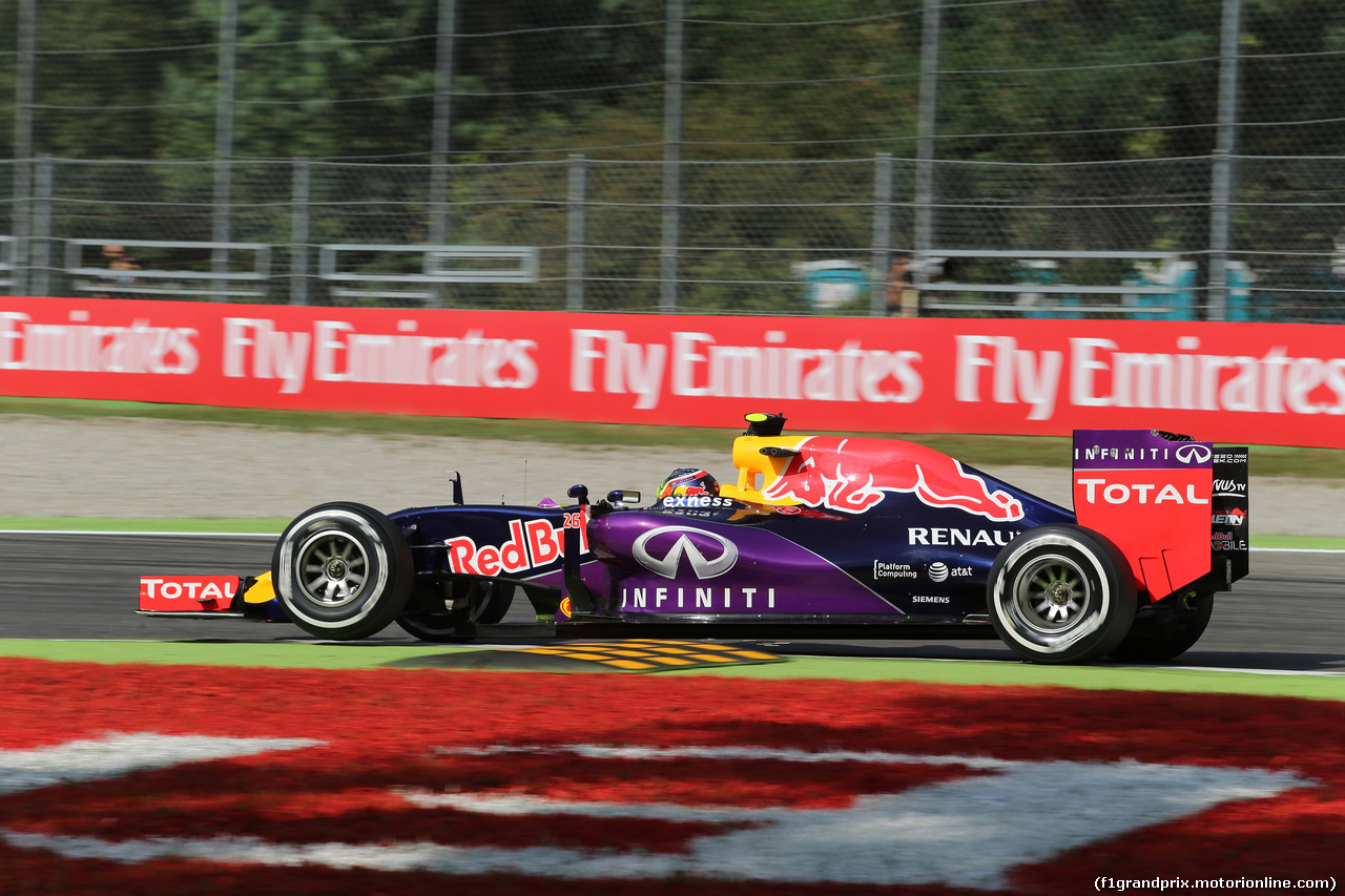 GP ITALIA, 04.09.2015 - Prove Libere 1, Daniil Kvyat (RUS) Red Bull Racing RB11