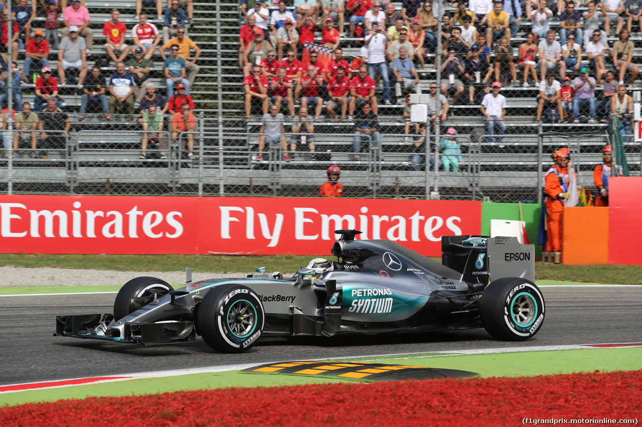 GP ITALIA, 04.09.2015 - Prove Libere 1, Lewis Hamilton (GBR) Mercedes AMG F1 W06