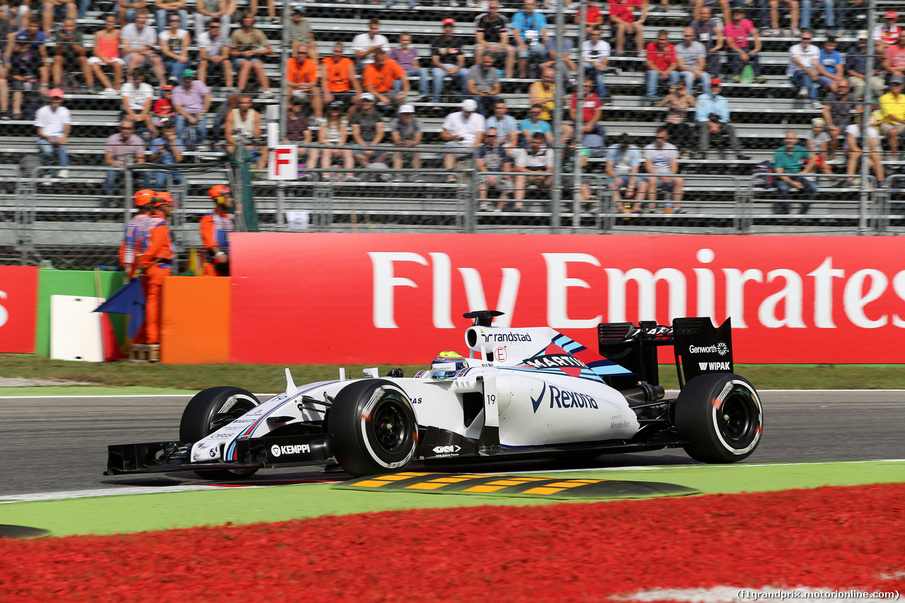 GP ITALIA, 04.09.2015 - Prove Libere 1, Felipe Massa (BRA) Williams F1 Team FW37