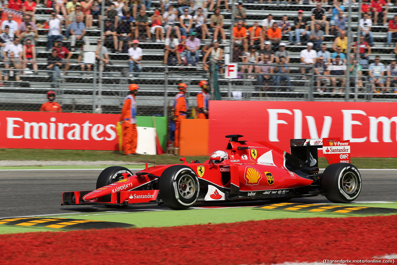 GP ITALIA, 04.09.2015 - Prove Libere 1, Sebastian Vettel (GER) Ferrari SF15-T