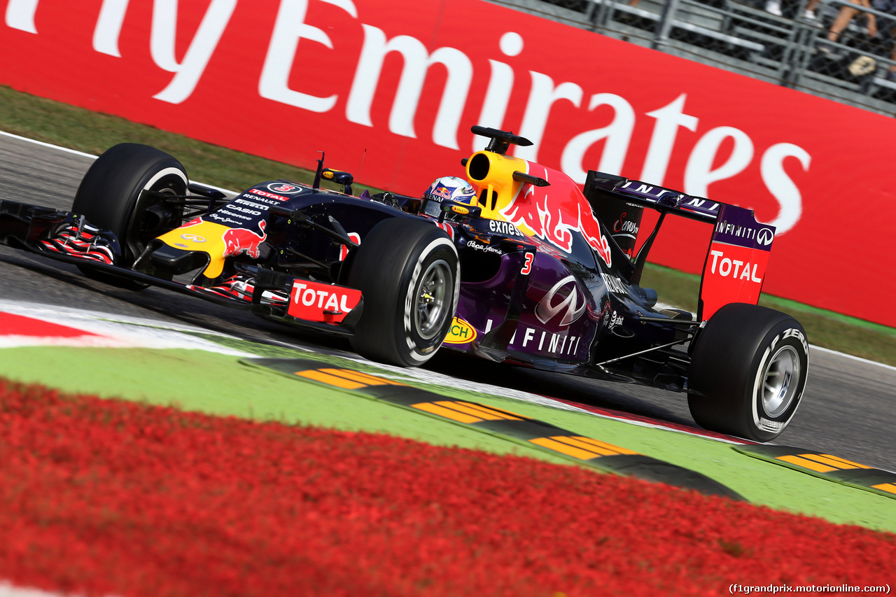 GP ITALIA, 04.09.2015 - Prove Libere 1, Daniel Ricciardo (AUS) Red Bull Racing RB11