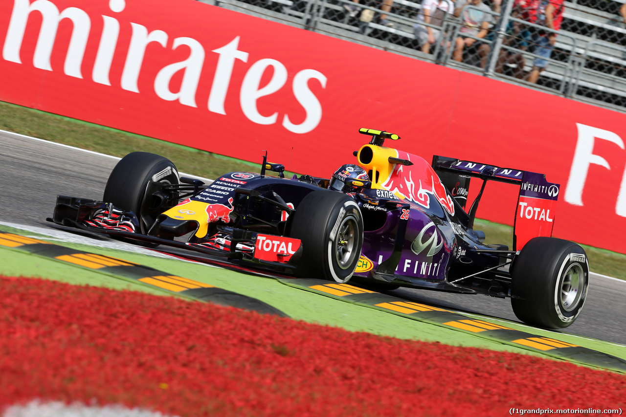 GP ITALIA, 04.09.2015 - Prove Libere 1, Daniil Kvyat (RUS) Red Bull Racing RB11