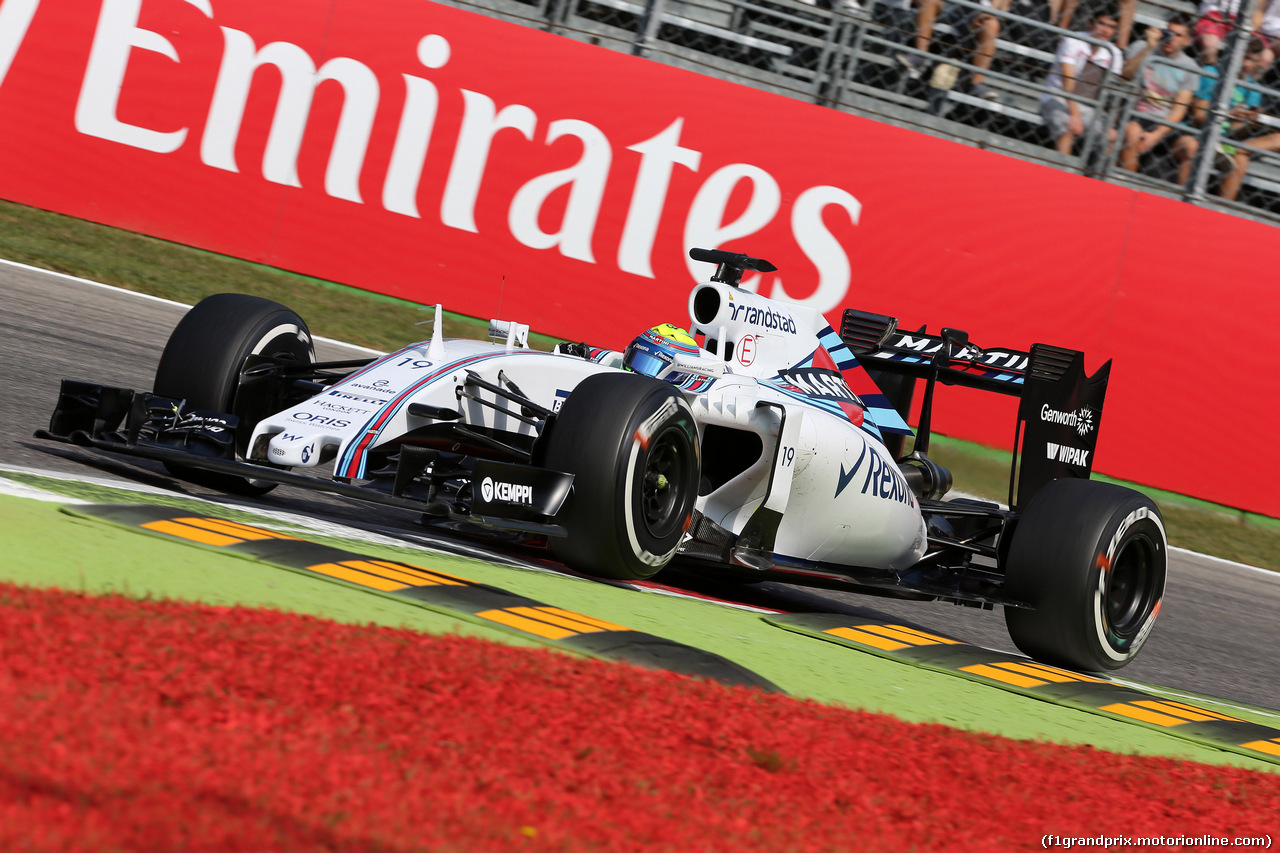 GP ITALIA, 04.09.2015 - Prove Libere 1, Felipe Massa (BRA) Williams F1 Team FW37