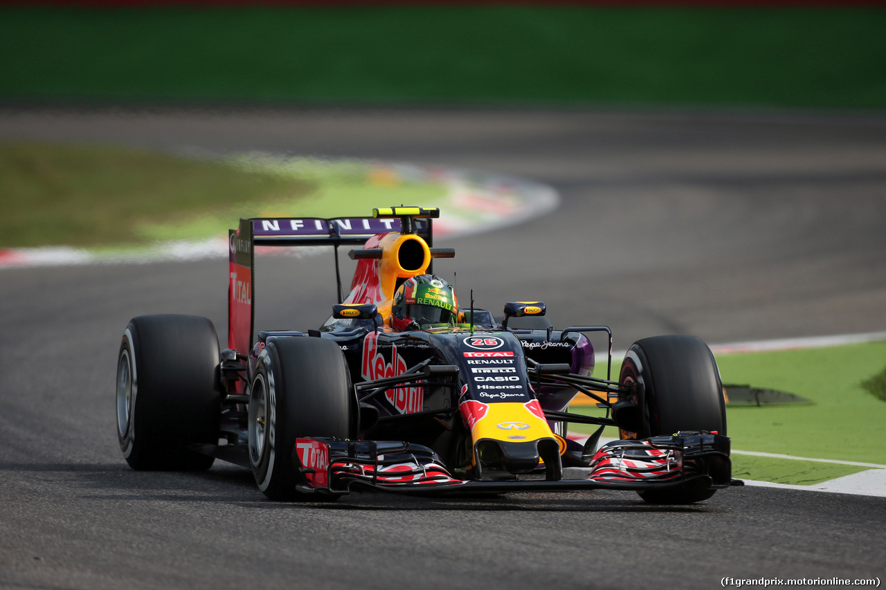 GP ITALIA, 04.09.2015 - Prove Libere 1, Daniil Kvyat (RUS) Red Bull Racing RB11