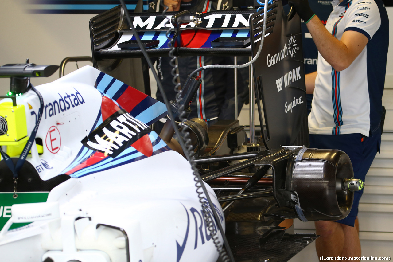 GP ITALIA, 04.09.2015 - Prove Libere 1, Williams F1 Team FW37, detail