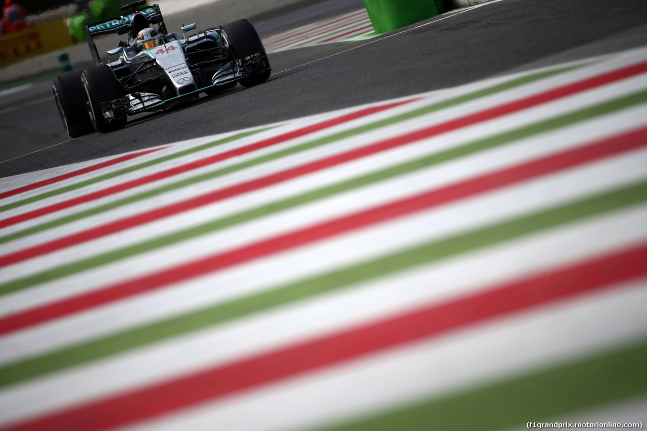 GP ITALIA, 04.09.2015 - Prove Libere 1, Lewis Hamilton (GBR) Mercedes AMG F1 W06