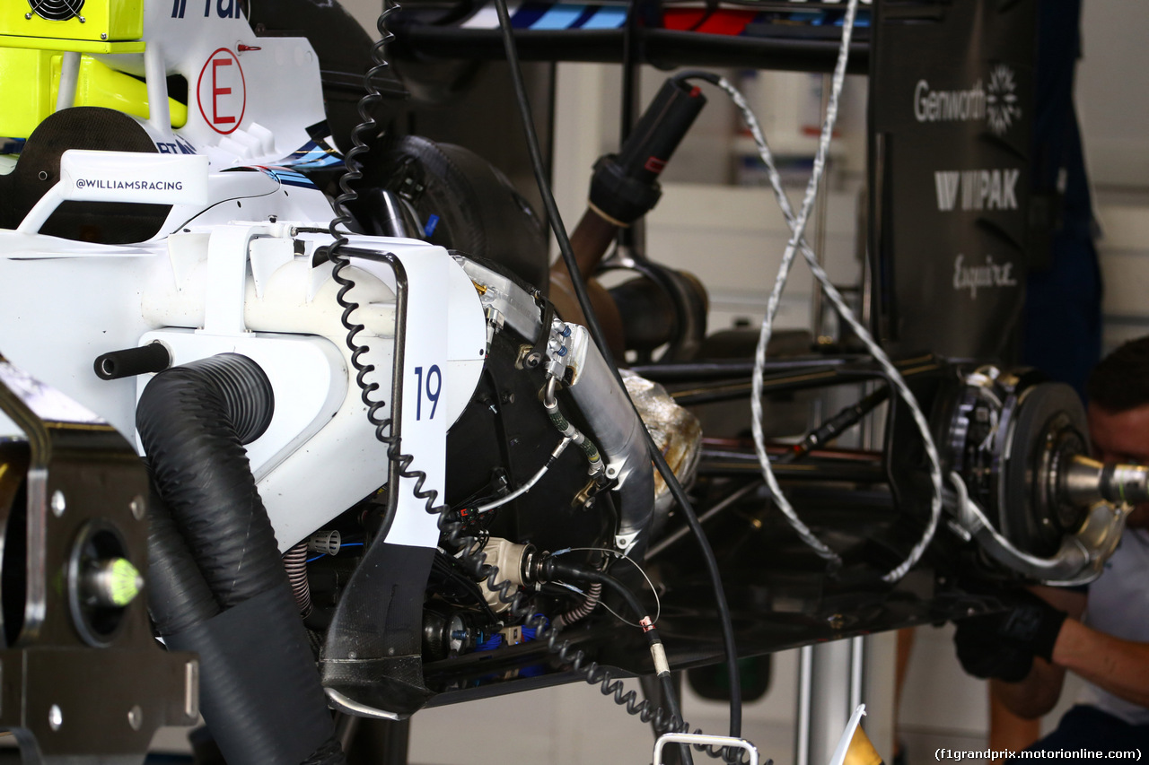 GP ITALIA, 04.09.2015 - Prove Libere 1,  Williams F1 Team FW37, detail