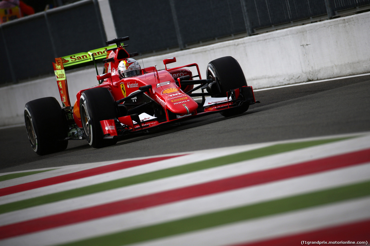 GP ITALIA, 04.09.2015 - Prove Libere 1, Sebastian Vettel (GER) Ferrari SF15-T