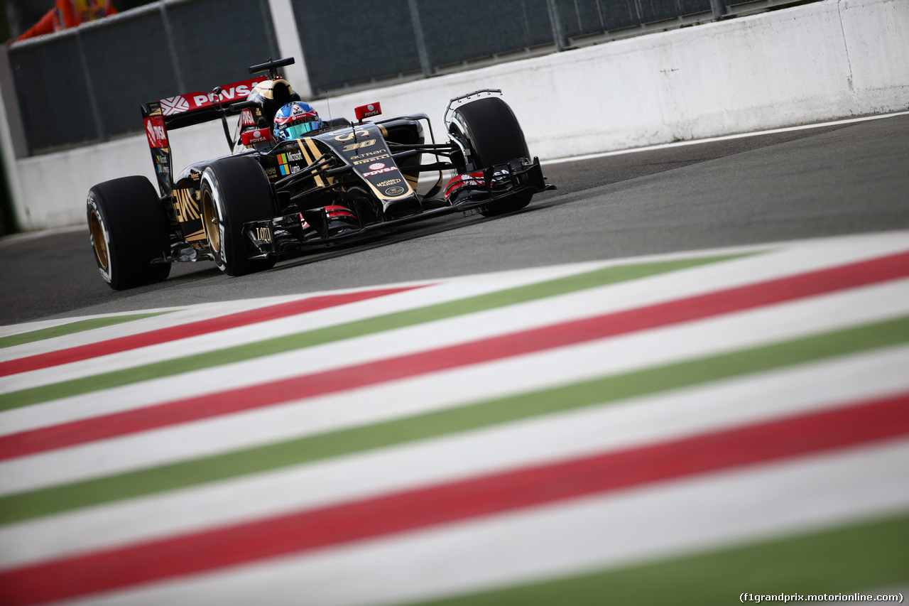 GP ITALIA, 04.09.2015 - Prove Libere 1, Jolyon Palmer (GBR) Test Driver, Lotus F1 Team