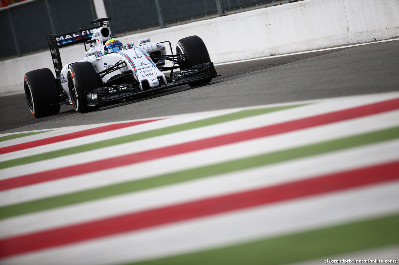 GP ITALIA, 04.09.2015 - Prove Libere 1, Felipe Massa (BRA) Williams F1 Team FW37