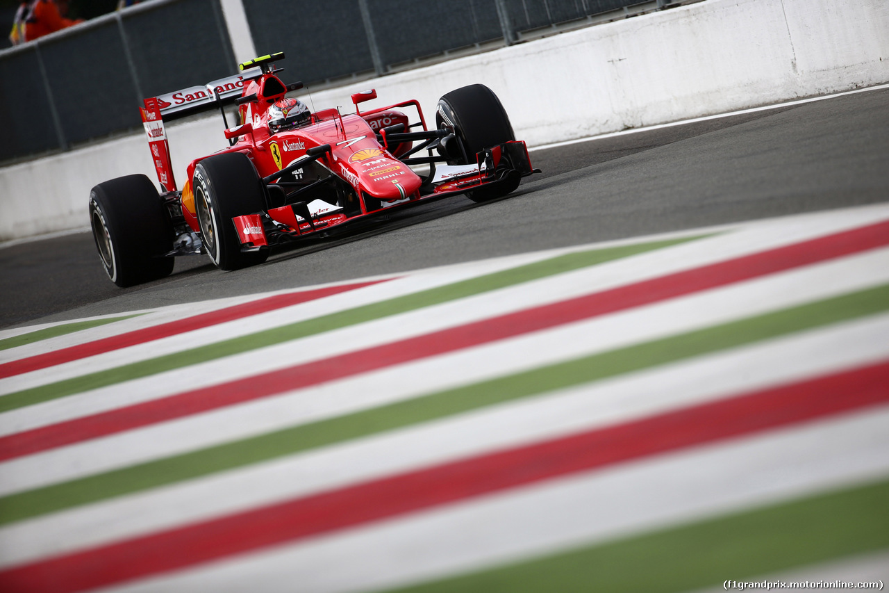 GP ITALIA, 04.09.2015 - Prove Libere 1, Kimi Raikkonen (FIN) Ferrari SF15-T