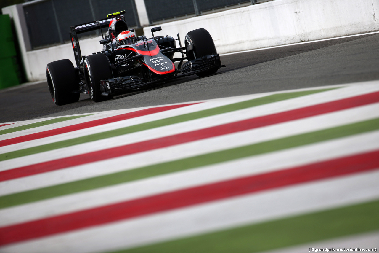 GP ITALIA, 04.09.2015 - Prove Libere 1, Jenson Button (GBR)  McLaren Honda MP4-30.