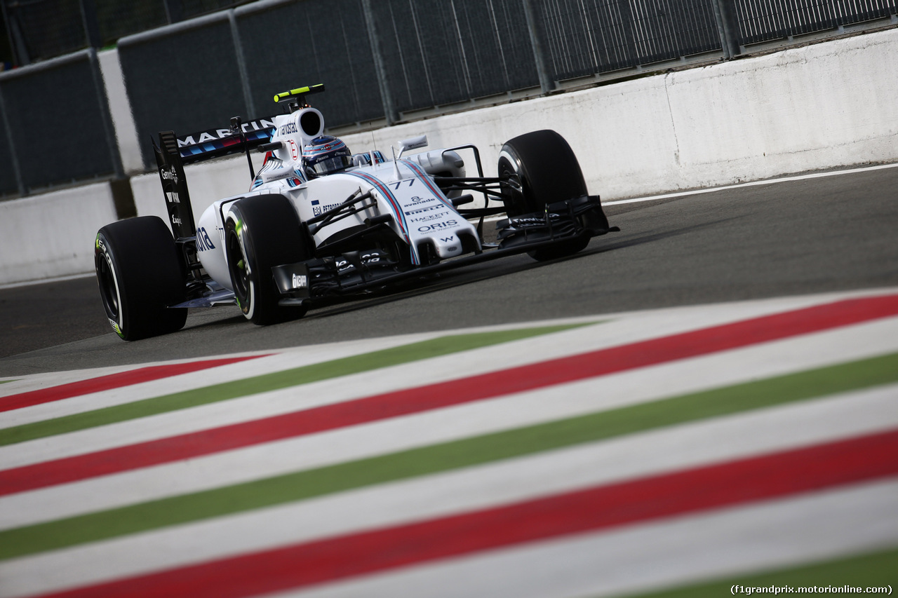 GP ITALIA, 04.09.2015 - Prove Libere 1, Valtteri Bottas (FIN) Williams F1 Team FW37