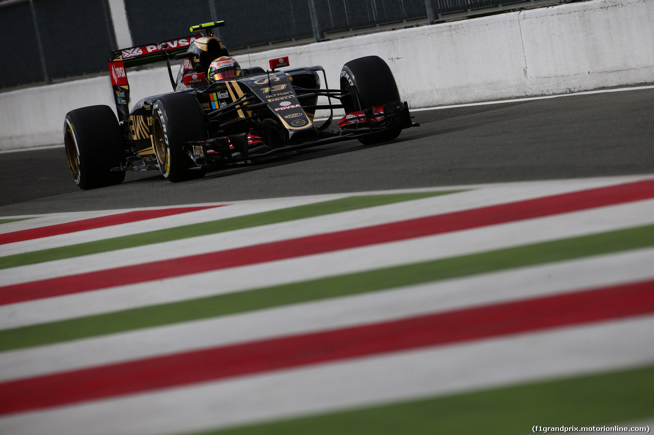 GP ITALIA, 04.09.2015 - Prove Libere 1, Pastor Maldonado (VEN) Lotus F1 Team E23