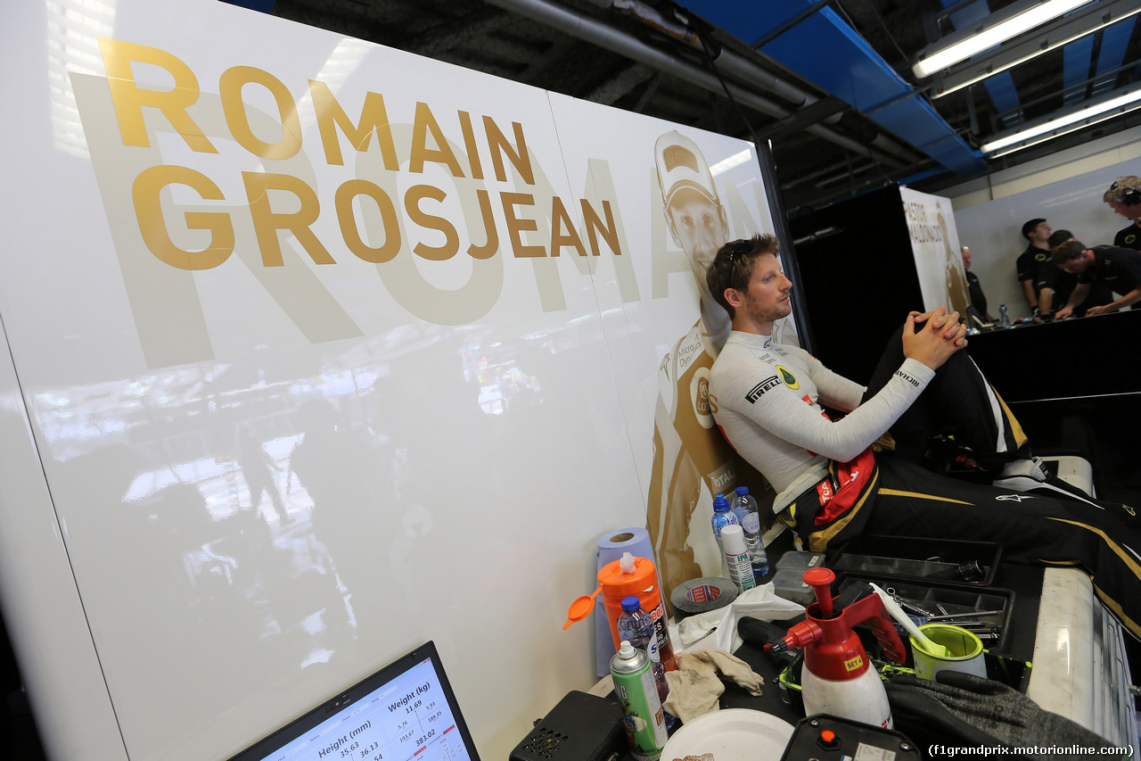 GP ITALIA, 04.09.2015 - Prove Libere 2, Romain Grosjean (FRA) Lotus F1 Team E23