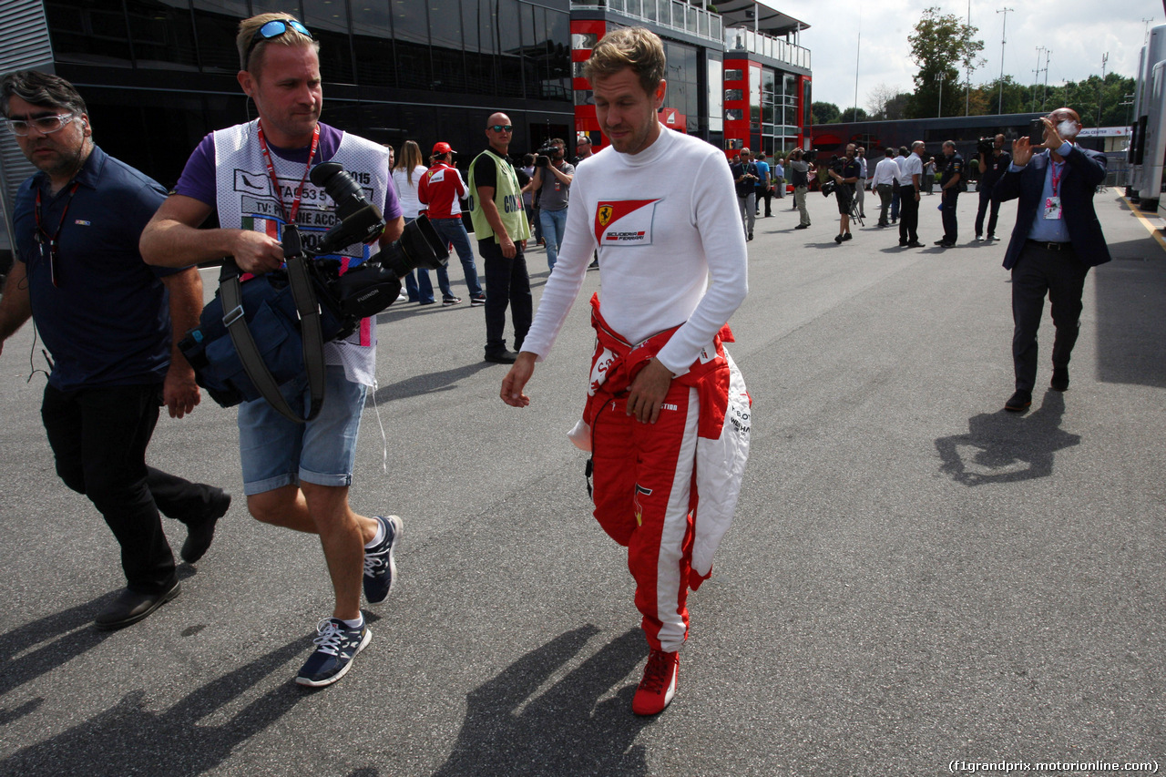 GP ITALIA, 04.09.2015 - Prove Libere 2, Sebastian Vettel (GER) Ferrari SF15-T