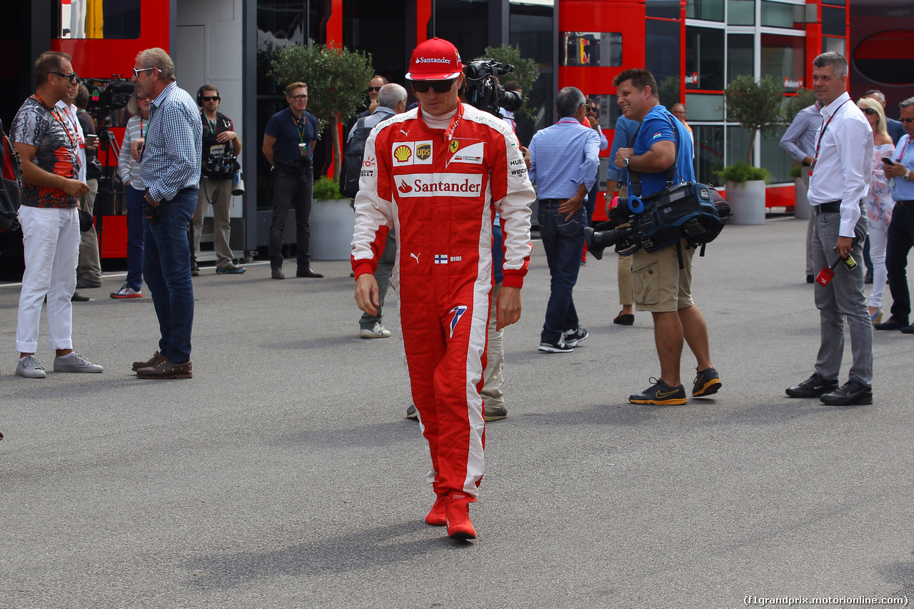 GP ITALIA, 04.09.2015 - Prove Libere 2, Kimi Raikkonen (FIN) Ferrari SF15-T
