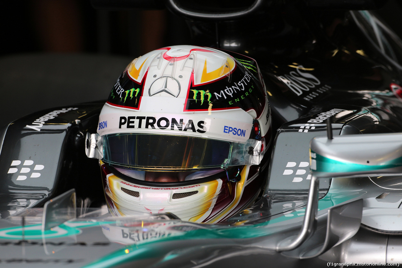 GP ITALIA, 04.09.2015 - Prove Libere 2, Lewis Hamilton (GBR) Mercedes AMG F1 W06