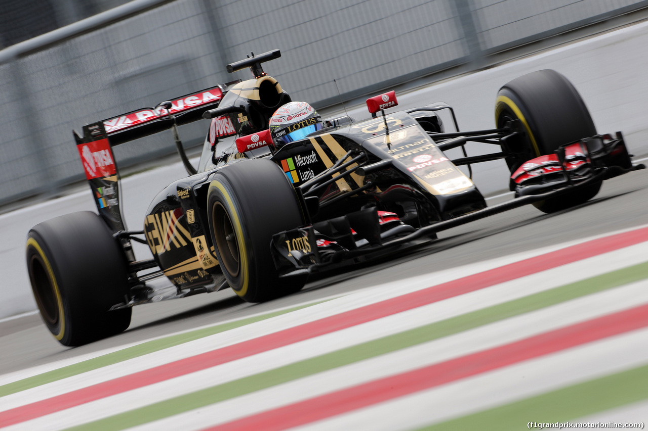 GP ITALIA, 04.09.2015 - Prove Libere 2, Romain Grosjean (FRA) Lotus F1 Team E23