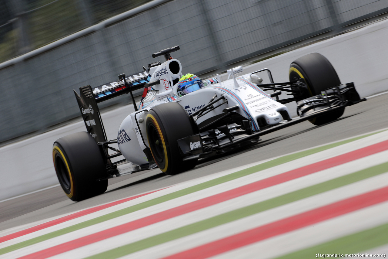 GP ITALIA, 04.09.2015 - Prove Libere 2, Felipe Massa (BRA) Williams F1 Team FW37