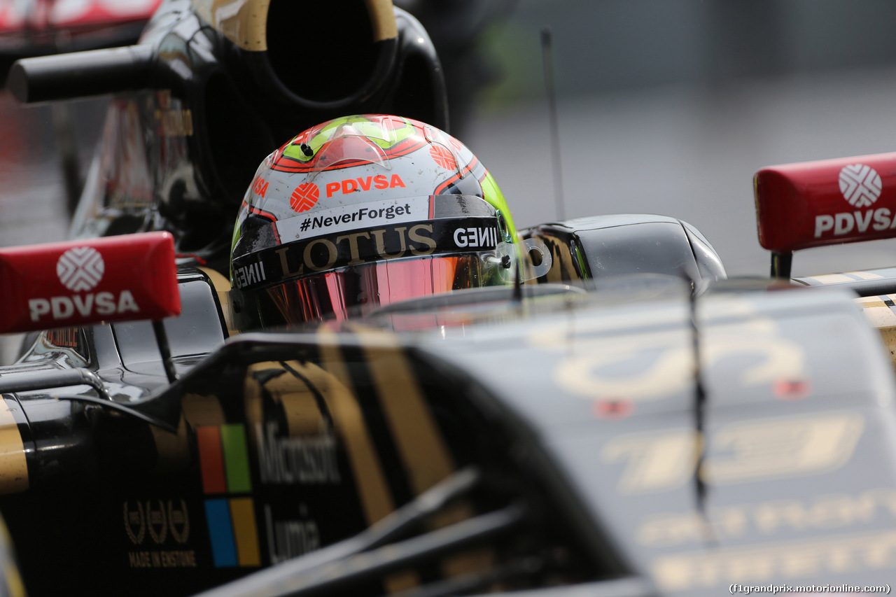 GP ITALIA, 04.09.2015 - Prove Libere 2, Pastor Maldonado (VEN) Lotus F1 Team E23