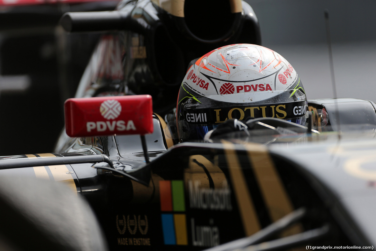 GP ITALIA, 04.09.2015 - Prove Libere 2, Romain Grosjean (FRA) Lotus F1 Team E23