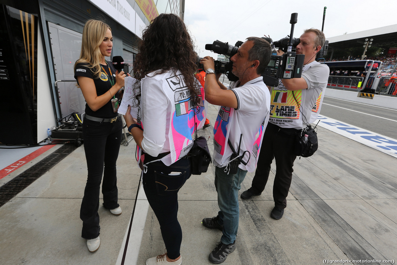 GP ITALIA, 04.09.2015 - Prove Libere 2, Carmen Jordá (ESP) Test driver, Lotus Team