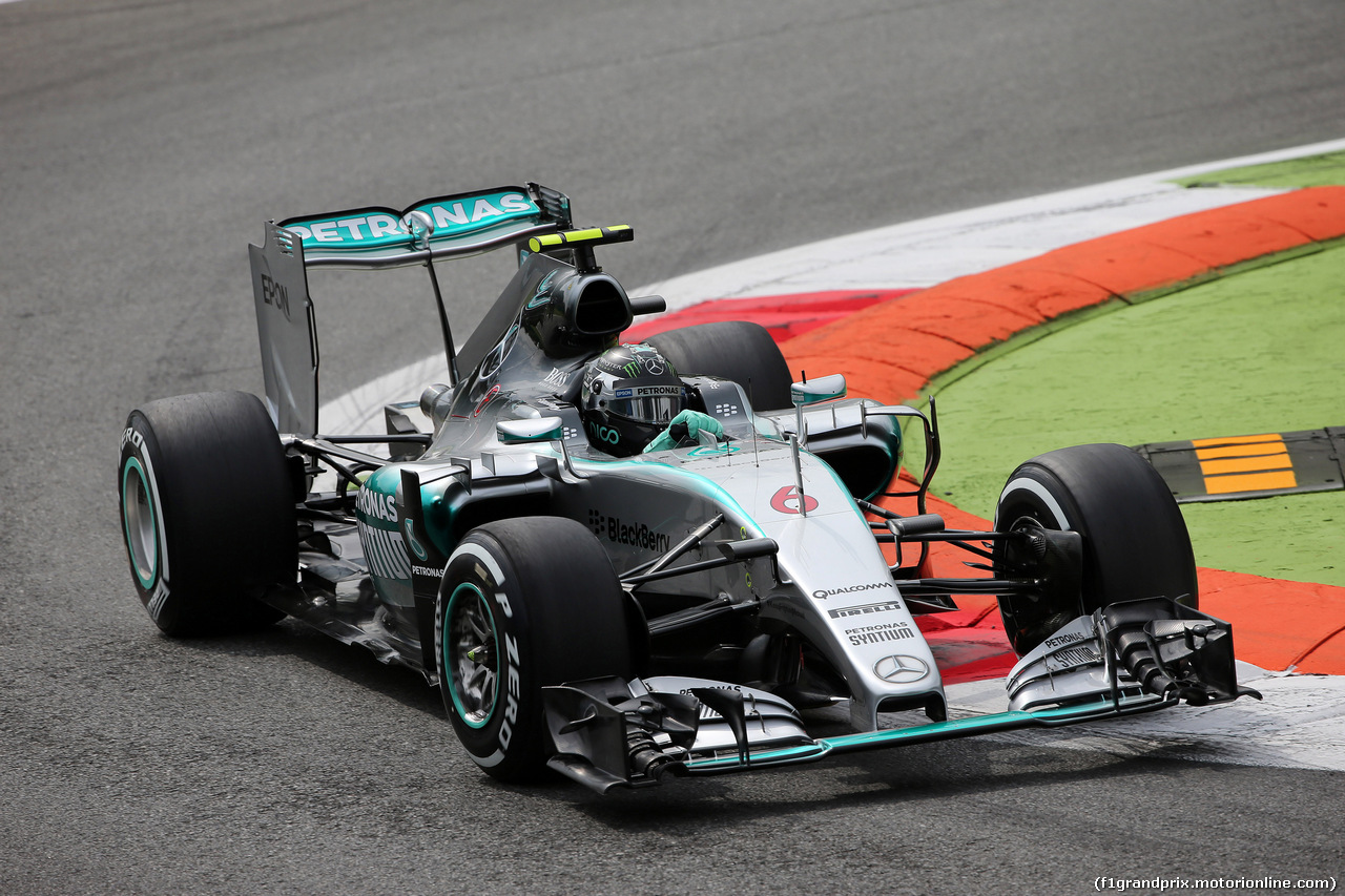 GP ITALIA, 04.09.2015 - Prove Libere 2, Nico Rosberg (GER) Mercedes AMG F1 W06