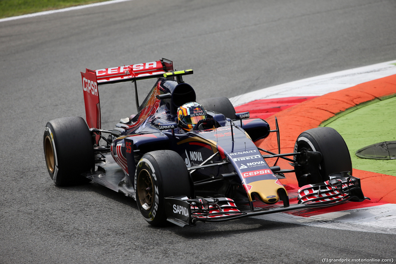 GP ITALIA, 04.09.2015 - Prove Libere 2, Carlos Sainz Jr (ESP) Scuderia Toro Rosso STR10