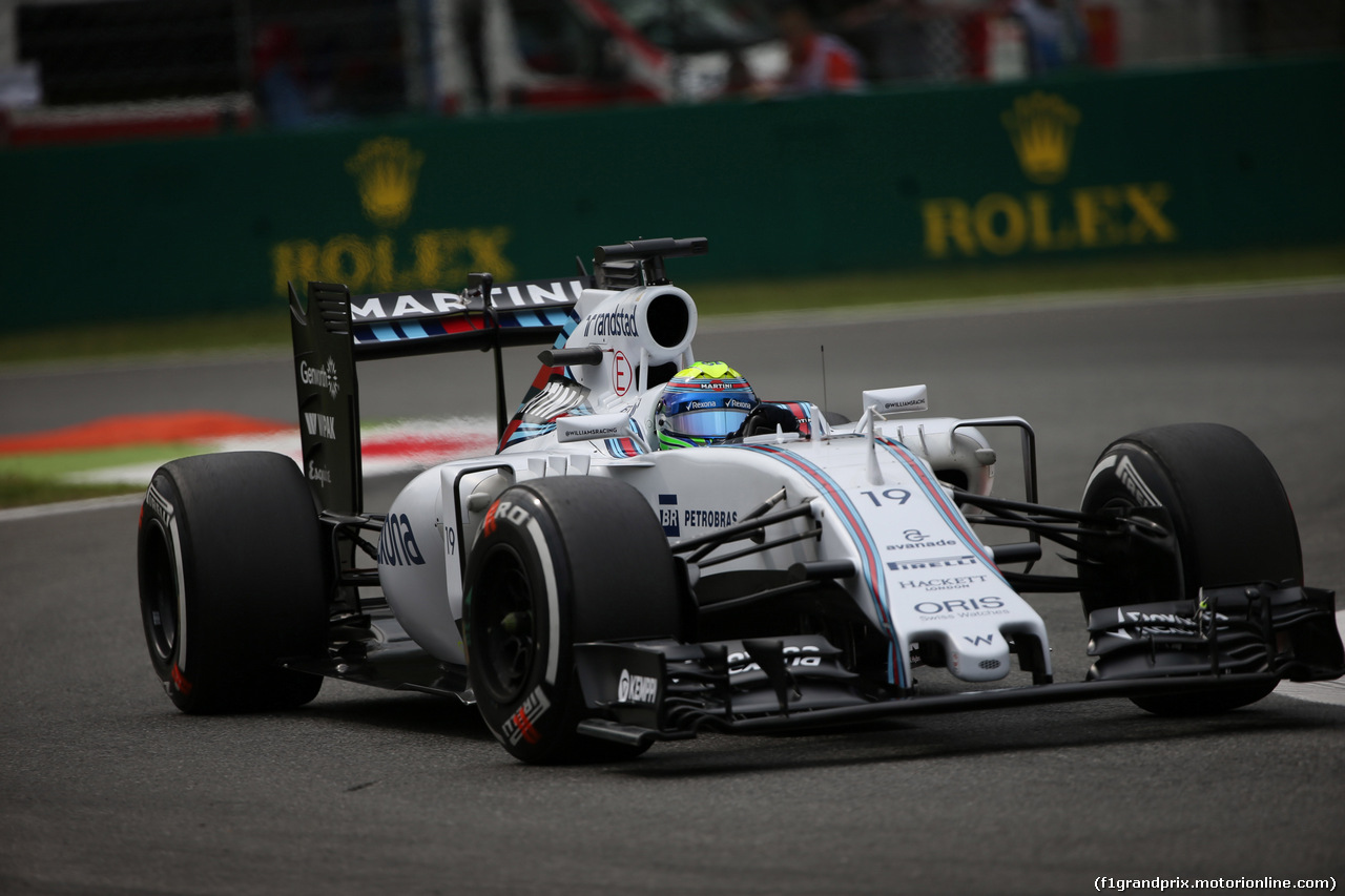 GP ITALIA, 04.09.2015 - Prove Libere 2, Felipe Massa (BRA) Williams F1 Team FW37