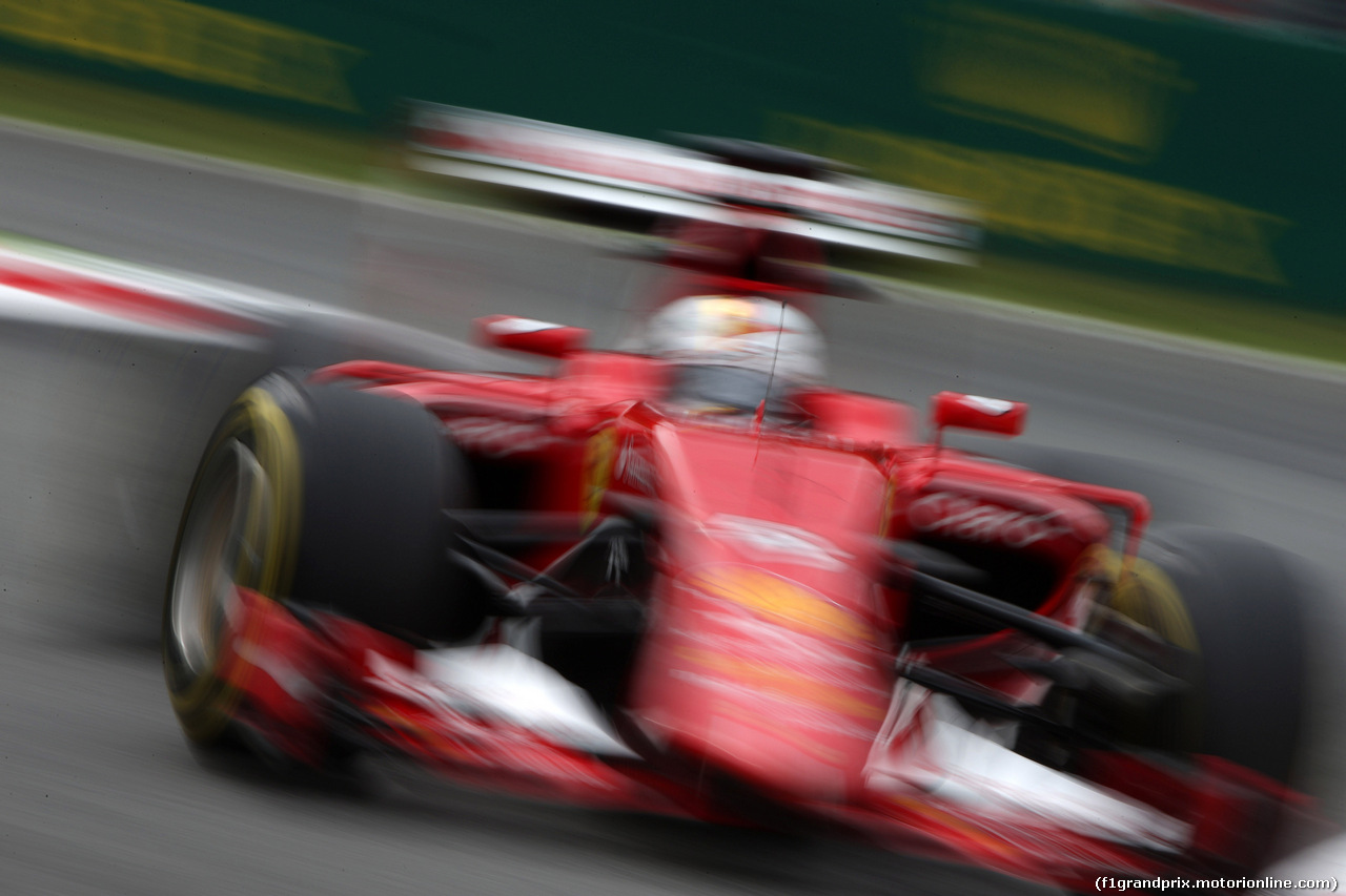 GP ITALIA, 04.09.2015 - Prove Libere 2, Sebastian Vettel (GER) Ferrari SF15-T