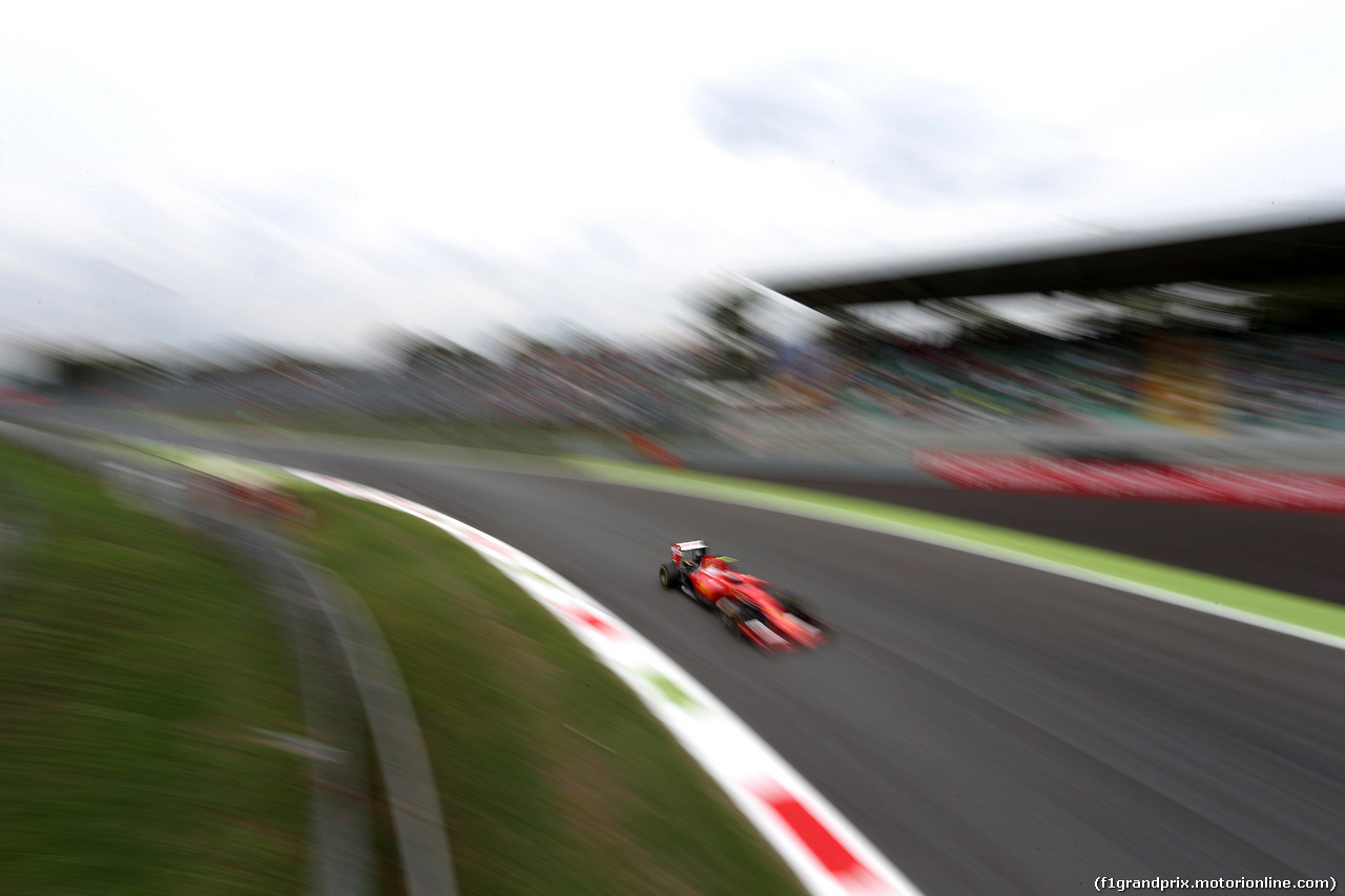 GP ITALIA, 04.09.2015 - Prove Libere 2, Kimi Raikkonen (FIN) Ferrari SF15-T