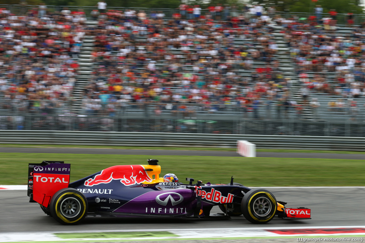 GP ITALIA, 04.09.2015 - Prove Libere 2, Daniel Ricciardo (AUS) Red Bull Racing RB11