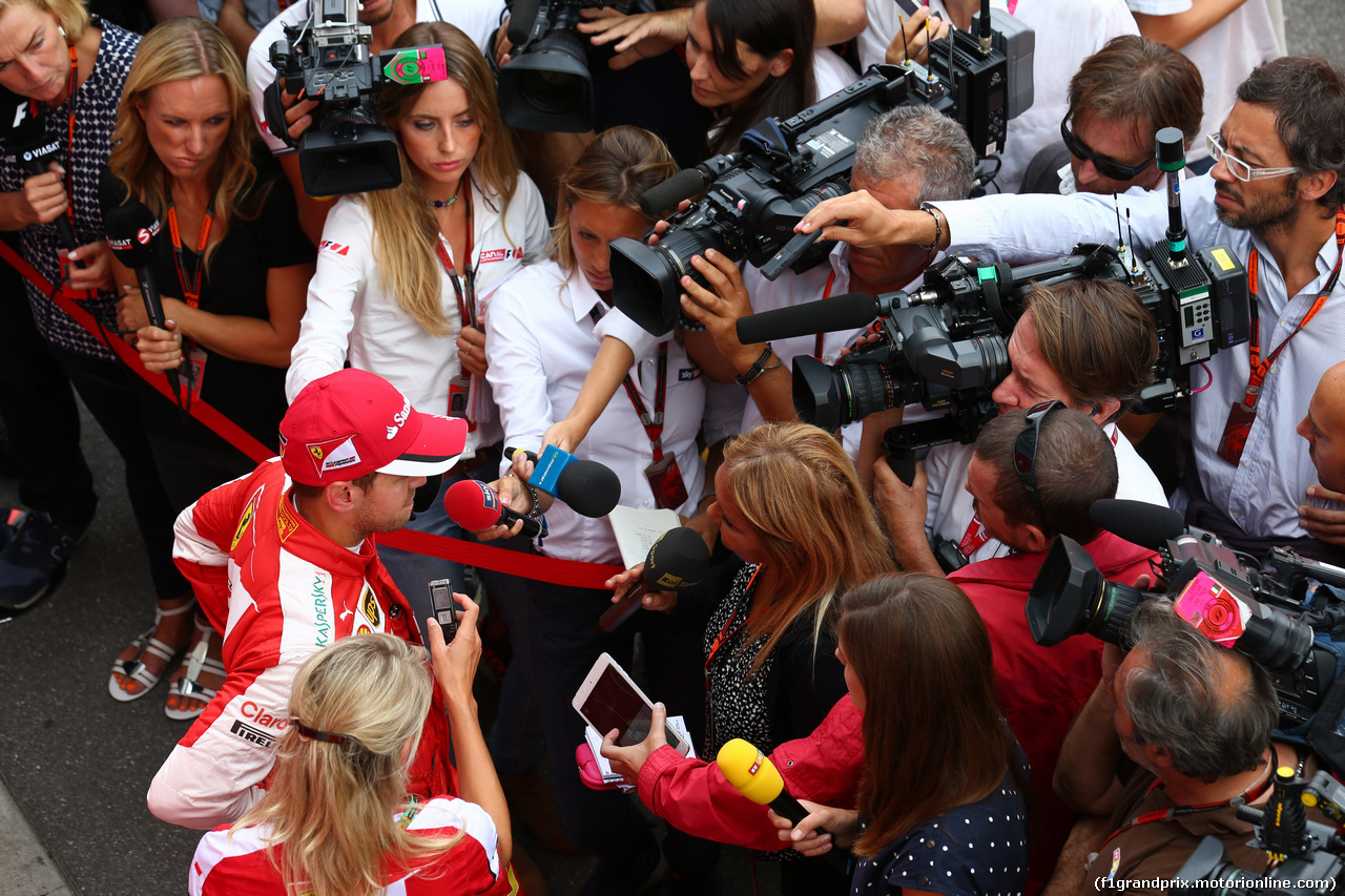 GP ITALIA, 04.09.2015 - Prove Libere 2, Sebastian Vettel (GER) Ferrari SF15-T