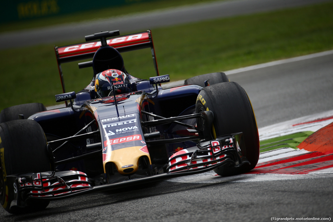 GP ITALIA, 04.09.2015 - Prove Libere 2, Max Verstappen (NED) Scuderia Toro Rosso STR10