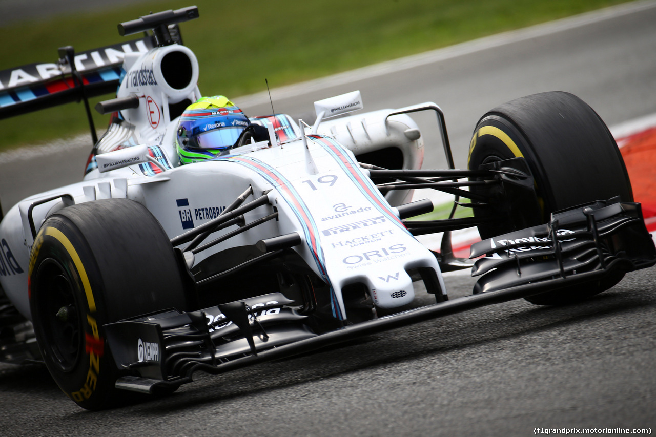 GP ITALIA, 04.09.2015 - Prove Libere 2, Felipe Massa (BRA) Williams F1 Team FW37