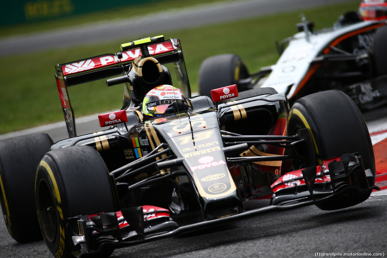 GP ITALIA, 04.09.2015 - Prove Libere 2, Pastor Maldonado (VEN) Lotus F1 Team E23