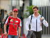 GP ITALIA, 04.09.2015 - Esteban Gutierrez (MEX) Ferrari Test e Reserve Driver e Toto Wolff (GER) Mercedes AMG F1 Shareholder e Executive Director